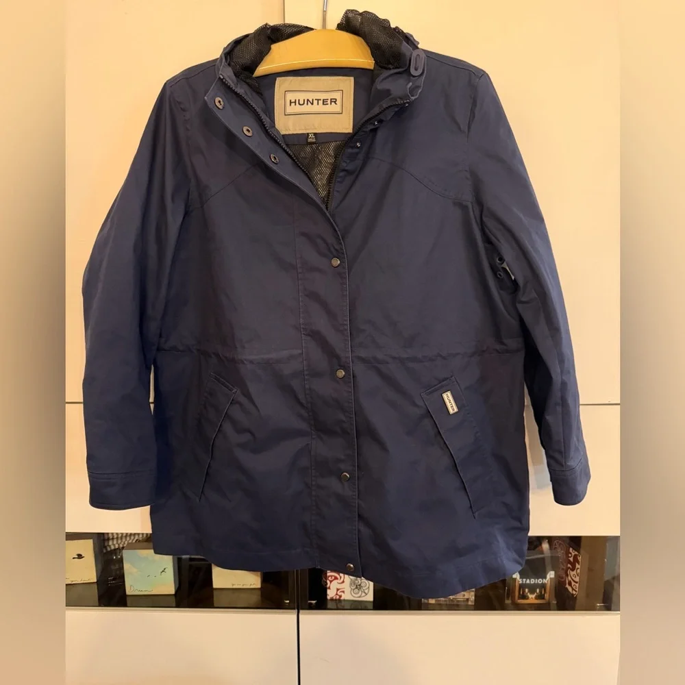 Classic Hunter Women's Navy Rain coat - Picture 2 of 10